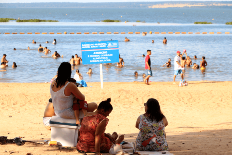 Ponto turístico às margens do rio Sucuriú é opção de lazer no feriado prolongado. - Arquivo/JPNEWS