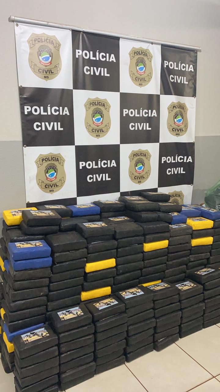 Dracco apreende mais de 400kg de cocaína em bunker na capital - Foto: Polícia Civil