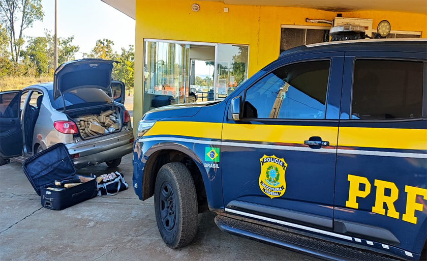 O homem recebeu o carro em Pedro Juan Caballero e o destino seria Belo Horizonte - Divulgação/PRF