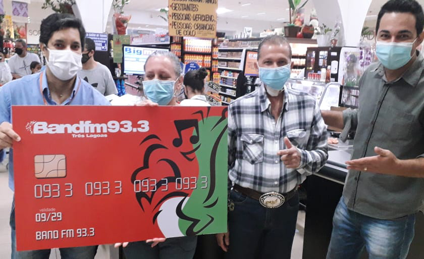 A Band Fm vai pagar sua conta no Big Mart paga pela , no valor de até R$250,00 - Divulgação