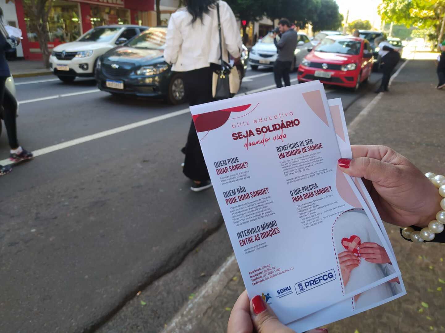 Cerca de 30 pessoas participaram da abordagem no centro da Capital - Foto: Karina Anunciato