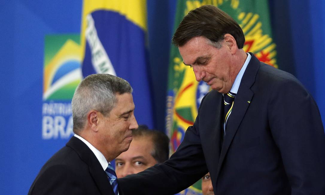 Presidente Jair Bolsonaro e General Braga Netto - Agência Brasil