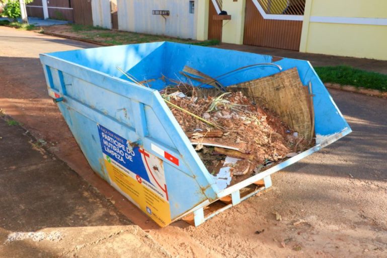 Podem ser descartados itens que possam acumular água e materiais orgânicos.