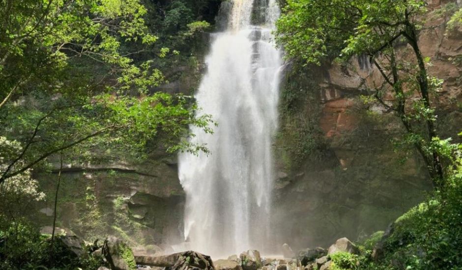 Tânia desapareceu próximo à cachoeira Los Pagos - Foto: Reprodução Rede Social/Ranziel Oliveira