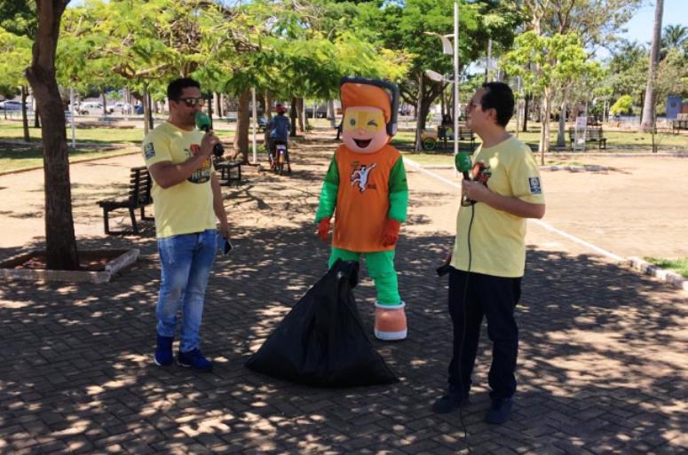 A ação é em conjunto com lojas parceiras e ocorreu, na praça Ramez Tebet, no Centro - Mateus Siqueira/JP