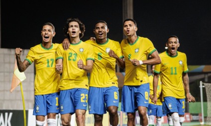 Equipe brasileira emplacou 7 a 0 no Estádio Kleber Andrade em Cariacica - Foto: Pedro Vale/CBF
