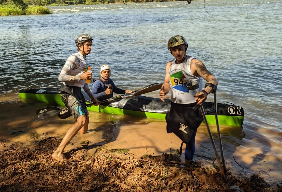 Delegação conquistou as vagas após seis medalhas na 1ª etapa do Campeonato Brasileiro de Canoagem Descida Sprint - Foto: Divulgação