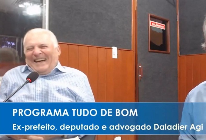 Ex-prefeito Daladier Agi, em entrevista ao programa Tudo de Bom, da Rádio Cultura FM Paranaíba - Cultura FM Paranaíba