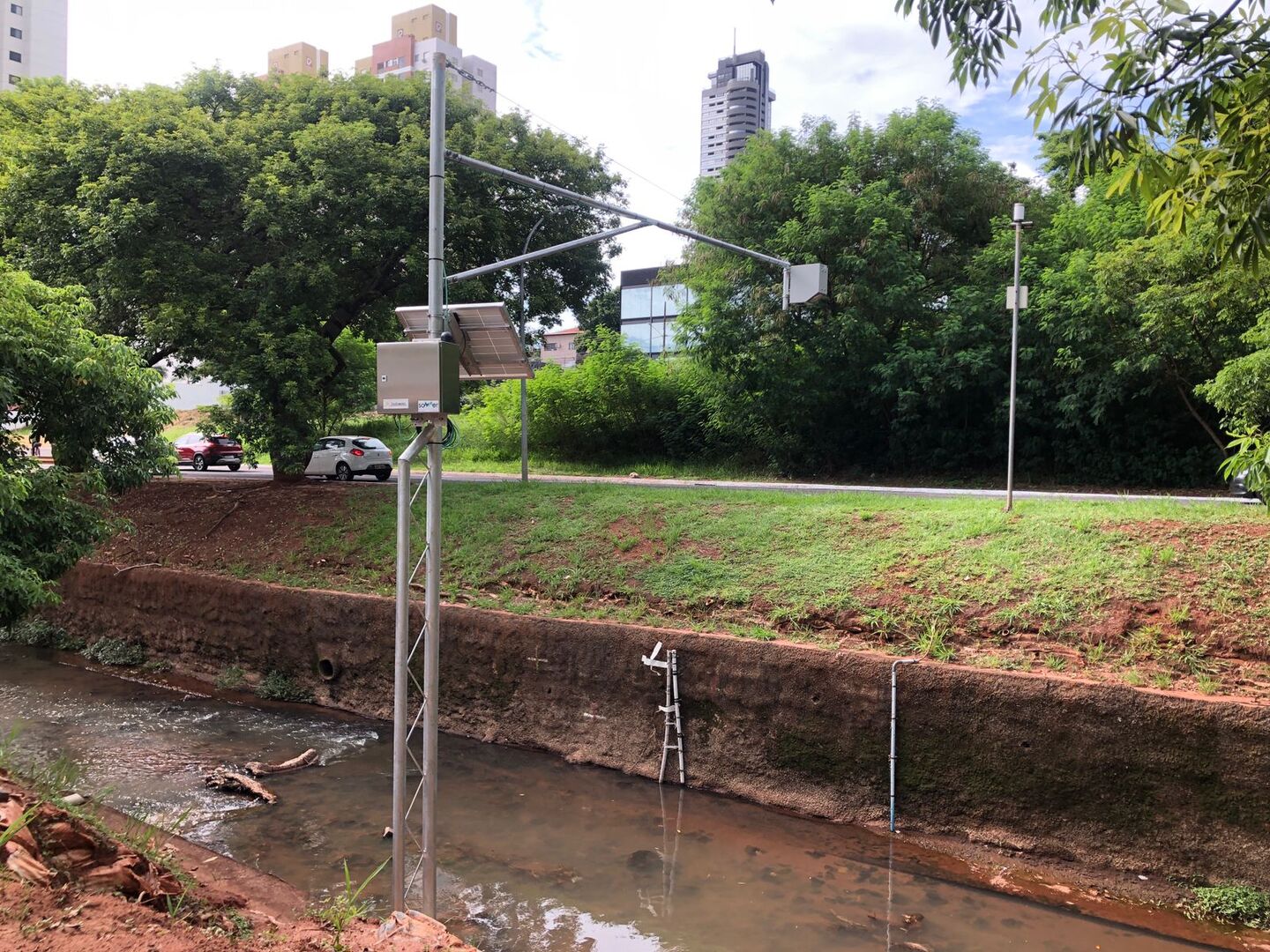 Sensores instalados na Bacia do Prosa