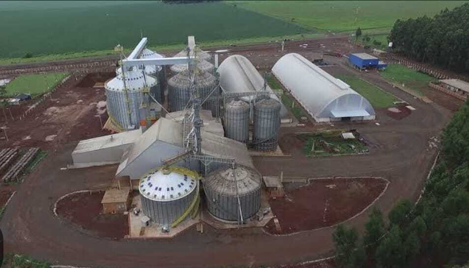 Unidade da Coamo Cooperativa Agroindustrial na BR-463, nas proximidades do Posto Guaíba em Ponta Porã - Foto: Divulgação/Coamo