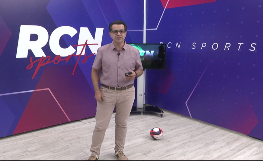 RCN sports é apresentado pelo jornalista Israel Espíndola, diariamente às 12h30, - Reprodução TVC HD