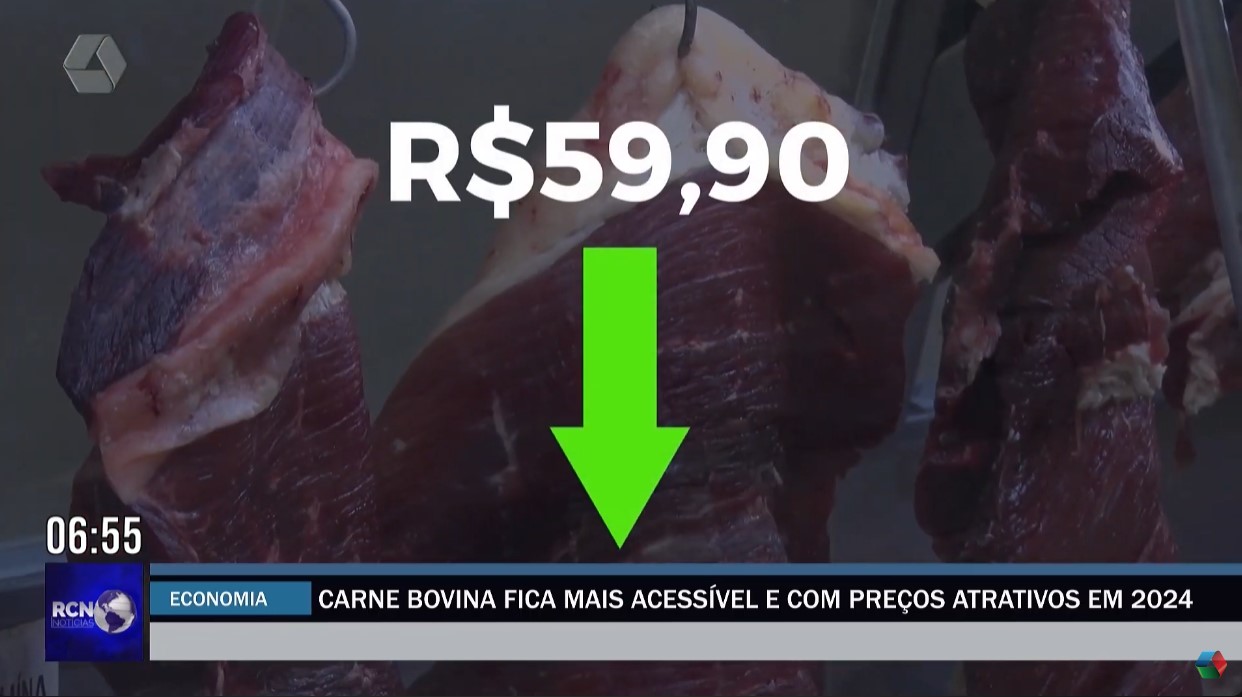 Carne bovina fica mais acessível com preços atrativos em 2024