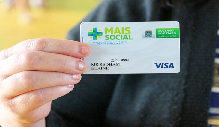 Cartão prevê R$ 200 por beneficiário para compras de itens básicos - Portal do MS