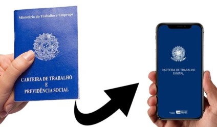 Aplicativo Carteira de Trabalho Digital substituiu a versão impressa - Foto: Ascom/MDS
