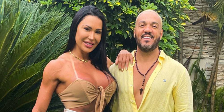 Casal Bela e Gracyanne - Divulgação Casal Bela e Gracyanne - Divulgação