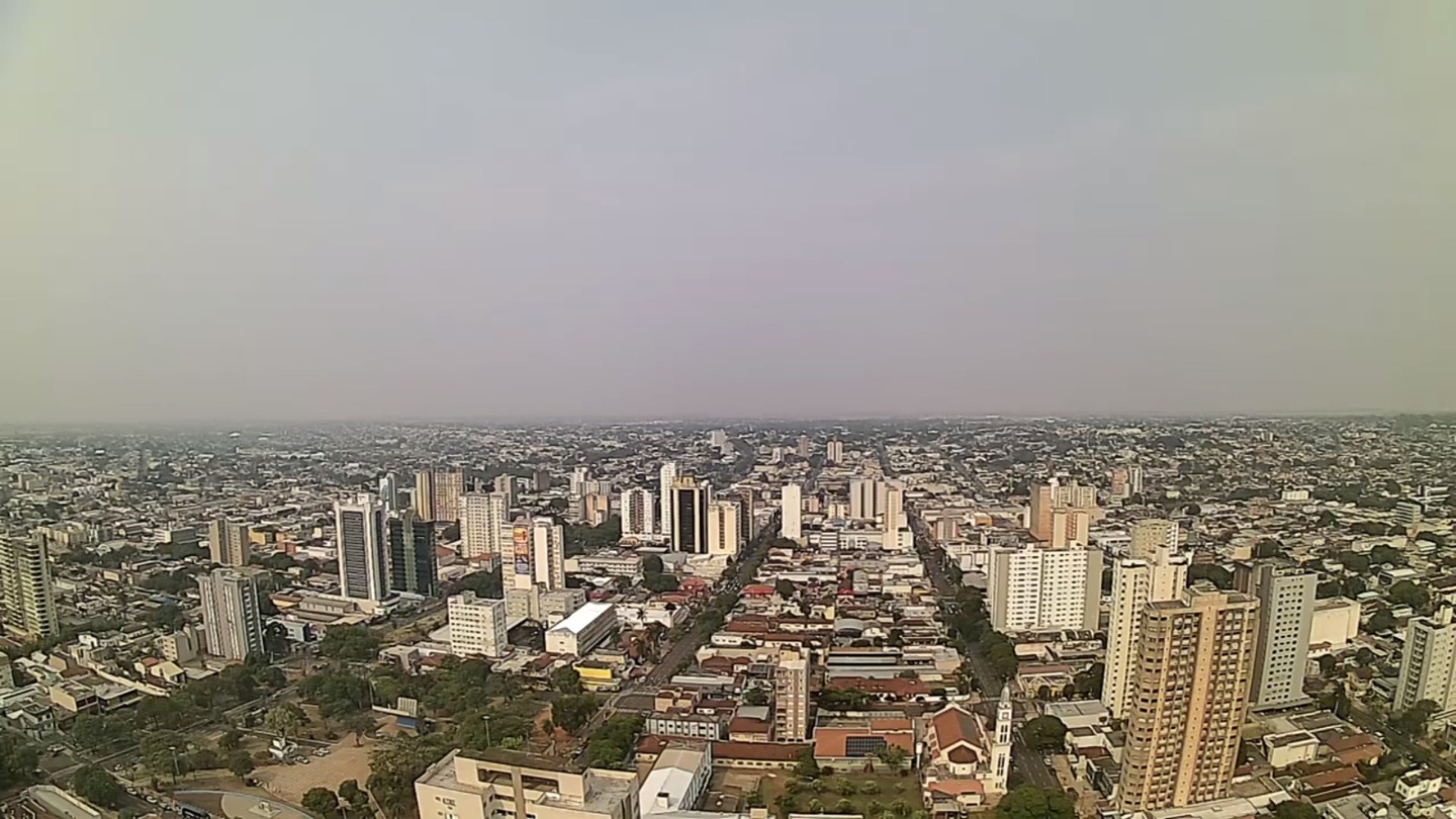 Em Campo Grande, os termômetros marcam 28°C pela manhã e atingem os 39°C ao longo do dia - Foto:Reprodução/Clima Ao Vivo - Campo Grande