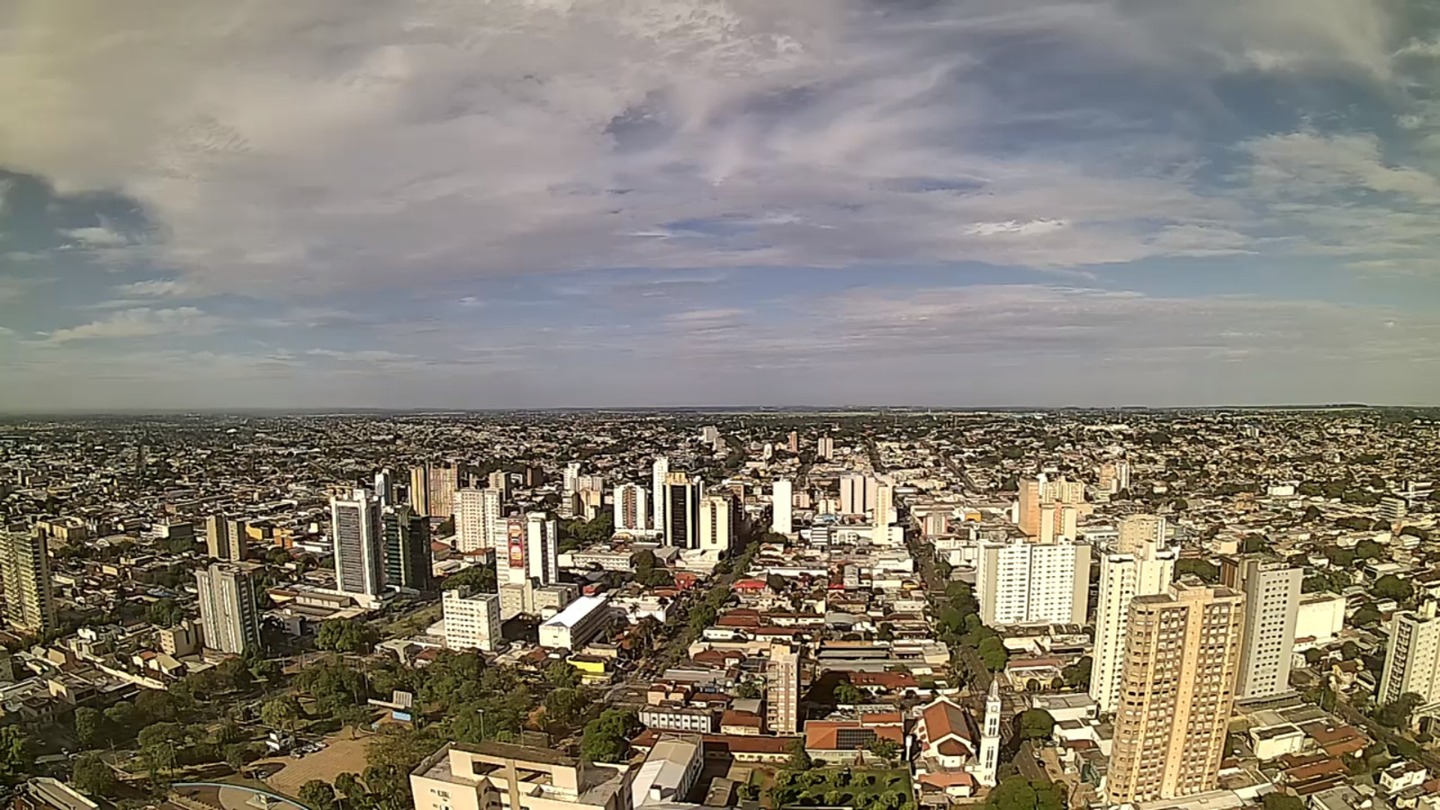 Nesta sexta-feira, Campo Grande tem mínima de 23°C e máxima de 35°C, assim como o município de Dourados - Foto:Reprodução/Clima Ao Vivo - Campo Grande