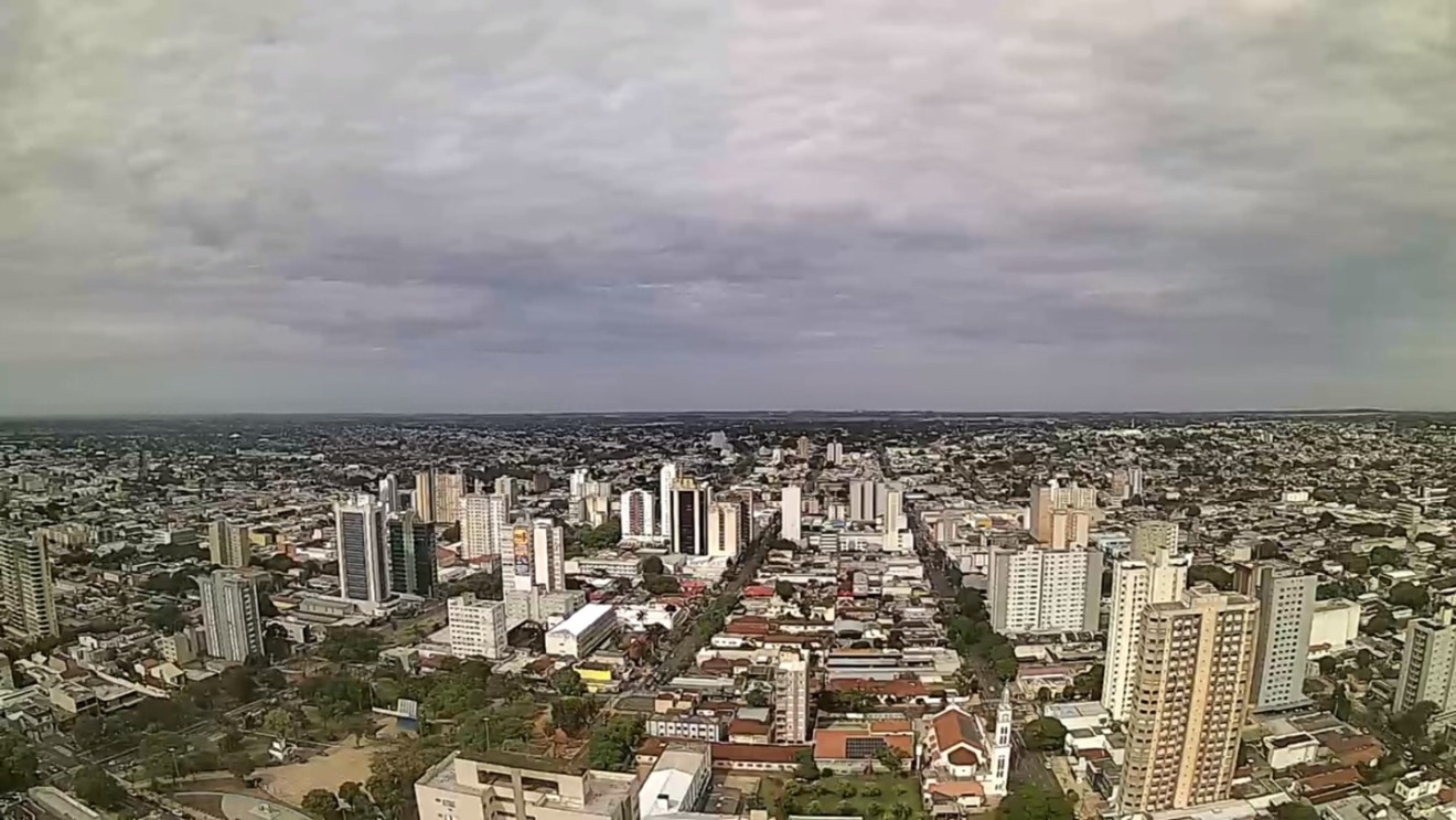 Campo Grande deve ter mínima de 21°C e máxima de 31°C - Foto:Reprodução/Clima Ao Vivo - Campo Grande