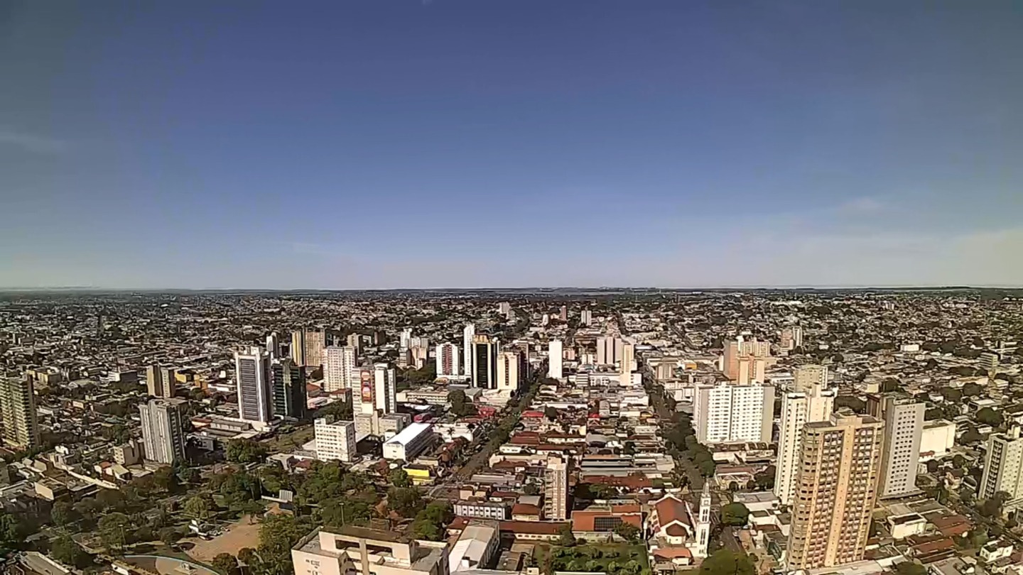 Na Capital são esperadas temperaturas mínimas entre 22°C e 23°C e máximas de até 33°C - Foto:Reprodução/Clima Ao Vivo - Campo Grande