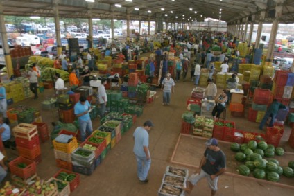 Comerciantes estão com estoque regular de alguns itens menos perecíveis, como batata, cenoura e cebola - Foto: Reprodução/Portal MS