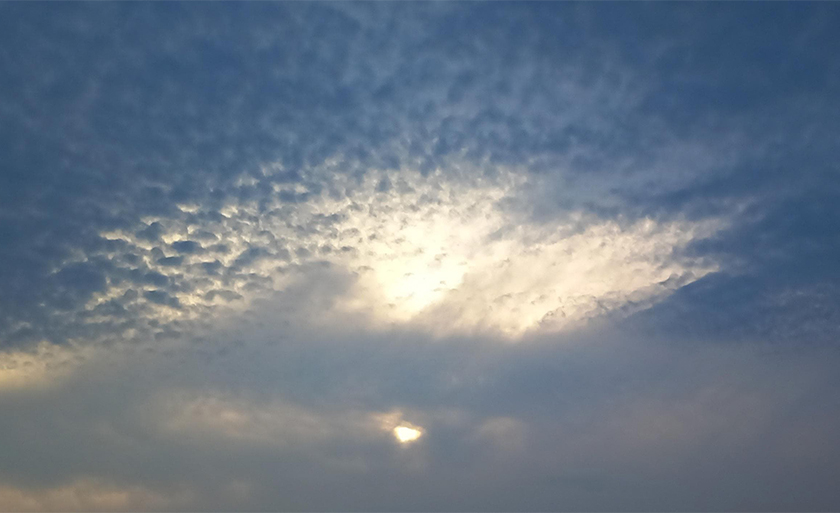 Nesta quinta-feira(4), o céu nublado e tem previsão de chuva - Alfredo Neto/RCN67