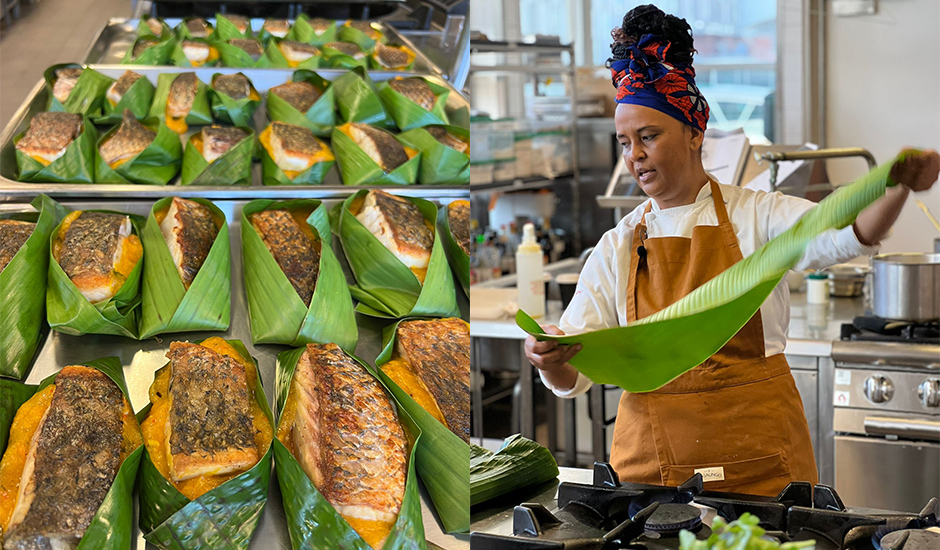 Chef Ieda de Matos em ação - Arquivo Pessoal Chef Ieda de Matos em ação - Arquivo Pessoal