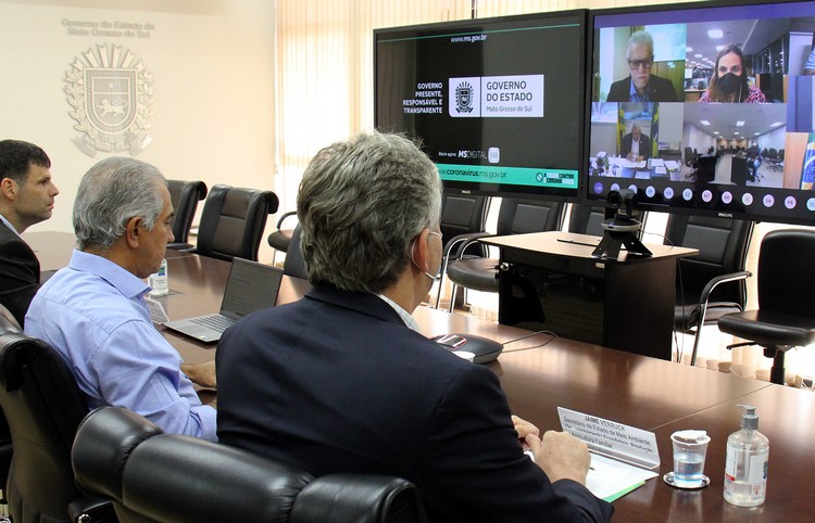 Reunião entre governo do estado e Superintendência do Desenvolvimento do Centro-Oeste (Sudeco) - Foto: Chico Ribeiro/ Portal MS