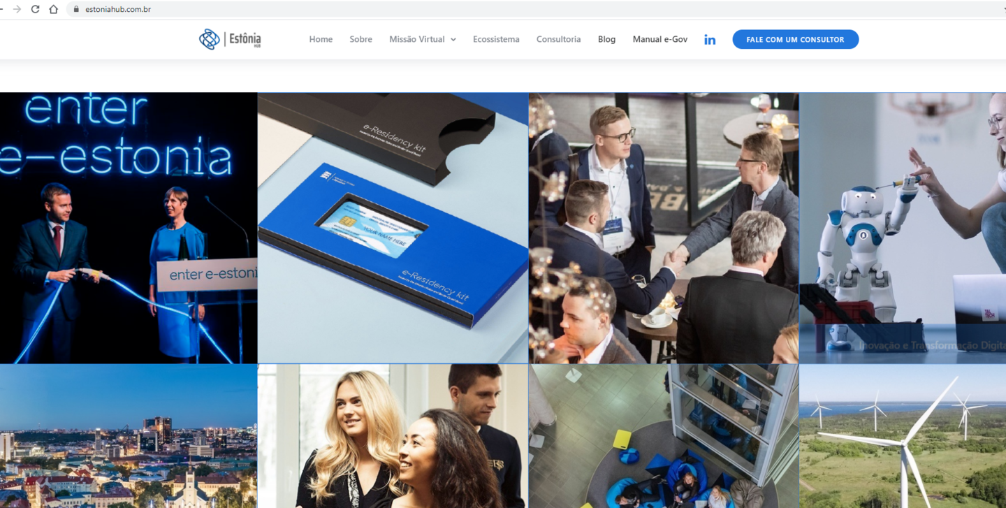 'Estônia Hub' auxilia na melhoria da viabilização da inserção do poder público no meio digital. - Foto: Reprodução