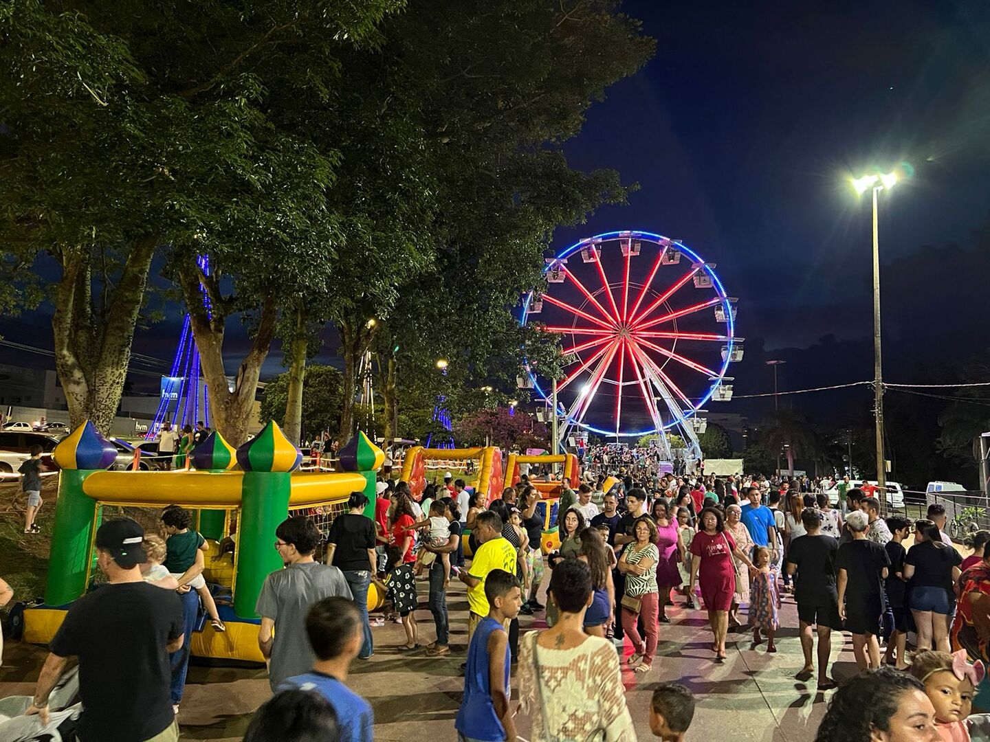 Parada Natalina ocorre todos os dias - Foto: Reprodução/ Prefeitura de Campo Grande