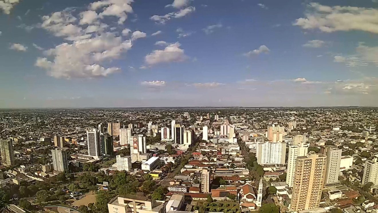 Campo Grande tem mínima de 23°C e máxima de 33°C - Foto:Reprodução/Clima Ao Vivo - Campo Grande