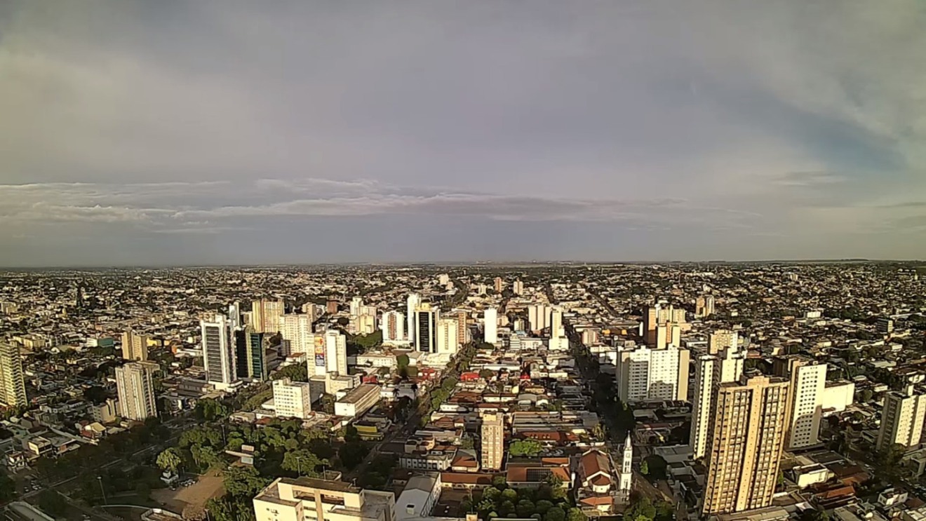 Durante a semana a previsão é de queda gradativa das temperaturas. Entre hoje (8) e amanhã (9) as temperaturas mínimas previstas devem ficar entre 16ºC e 20ºC e as máximas de até 24ºC para a região sul do Estado - Foto:Divulgação/Clima Ao vivo