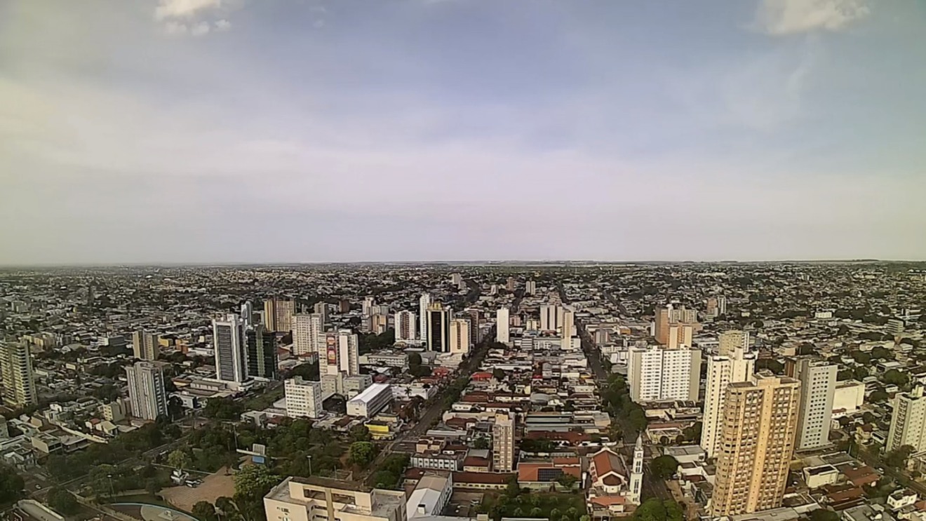 Em Campo Grande, a mínima prevista é de 23°C, enquanto a máxima pode chegar aos 31°C - Foto:Reprodução/Clima Ao Vivo - Campo Grande