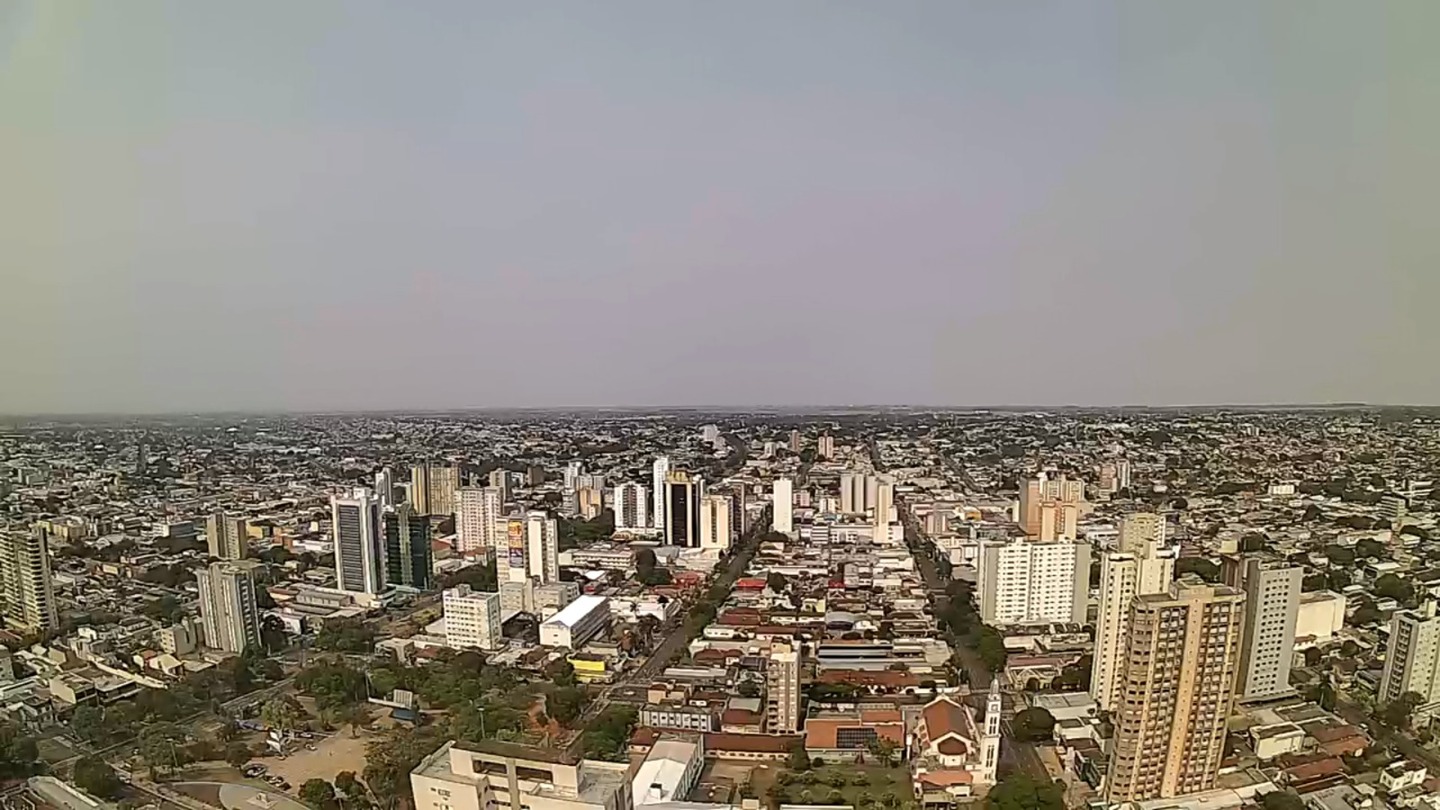 De acordo com o Cemtec, Campo Grande tem mínima de 27°C e máxima de 37°C - Foto:Reprodução/Clima Ao Vivo - Campo Grande