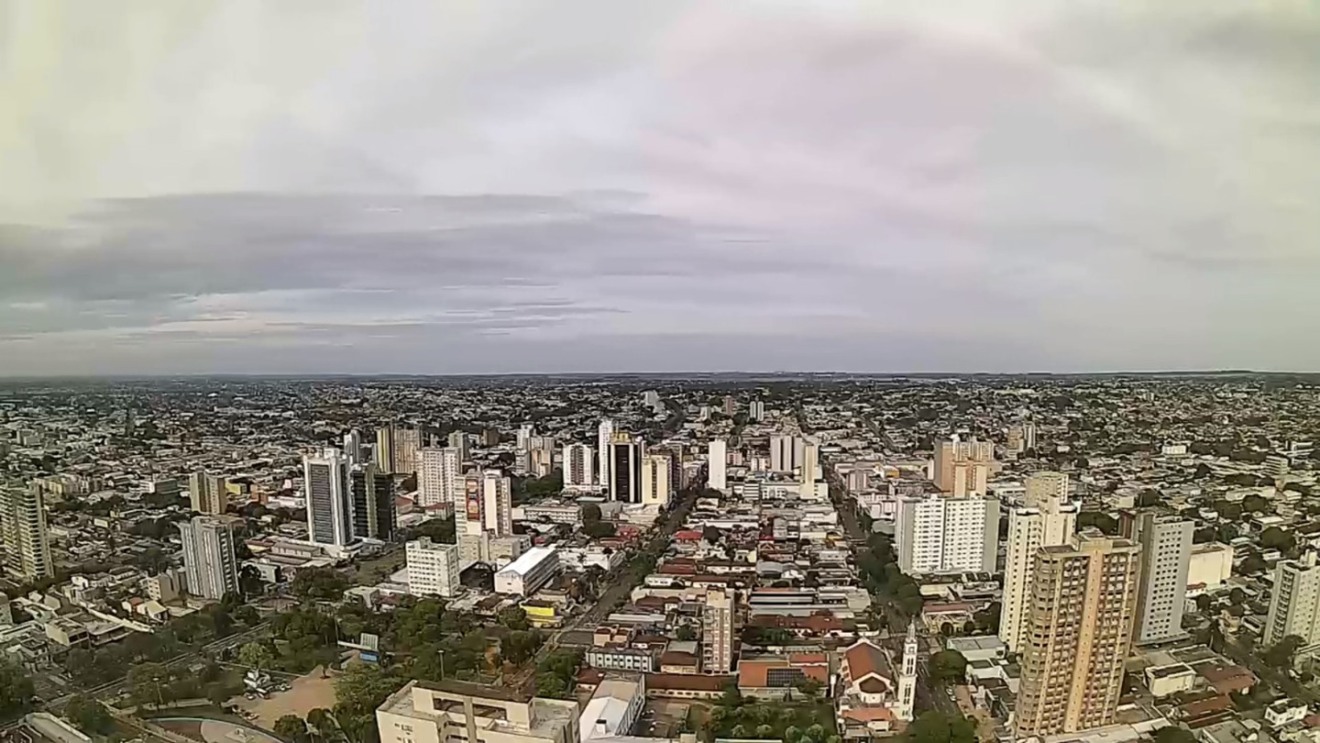 Em Campo Grande, a mínima prevista é de 23°C e máxima de 34°C - Foto:Reprodução/Clima Ao Vivo - Campo Grande