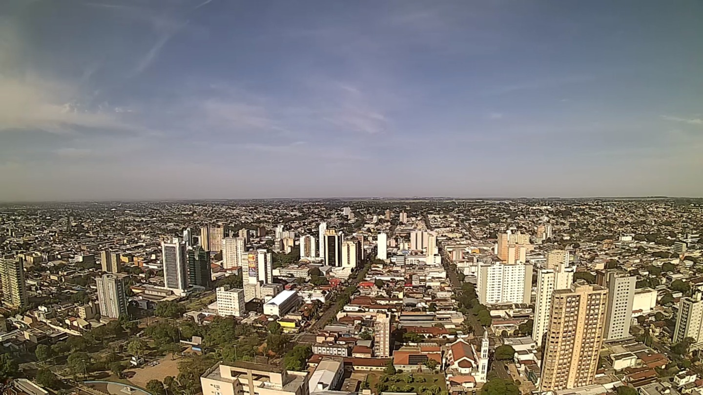 De acordo com o Cemtec, Campo Grande registra mínima de 26°C e máxima de 37°C - Foto:Reprodução/Clima Ao Vivo - Campo Grande