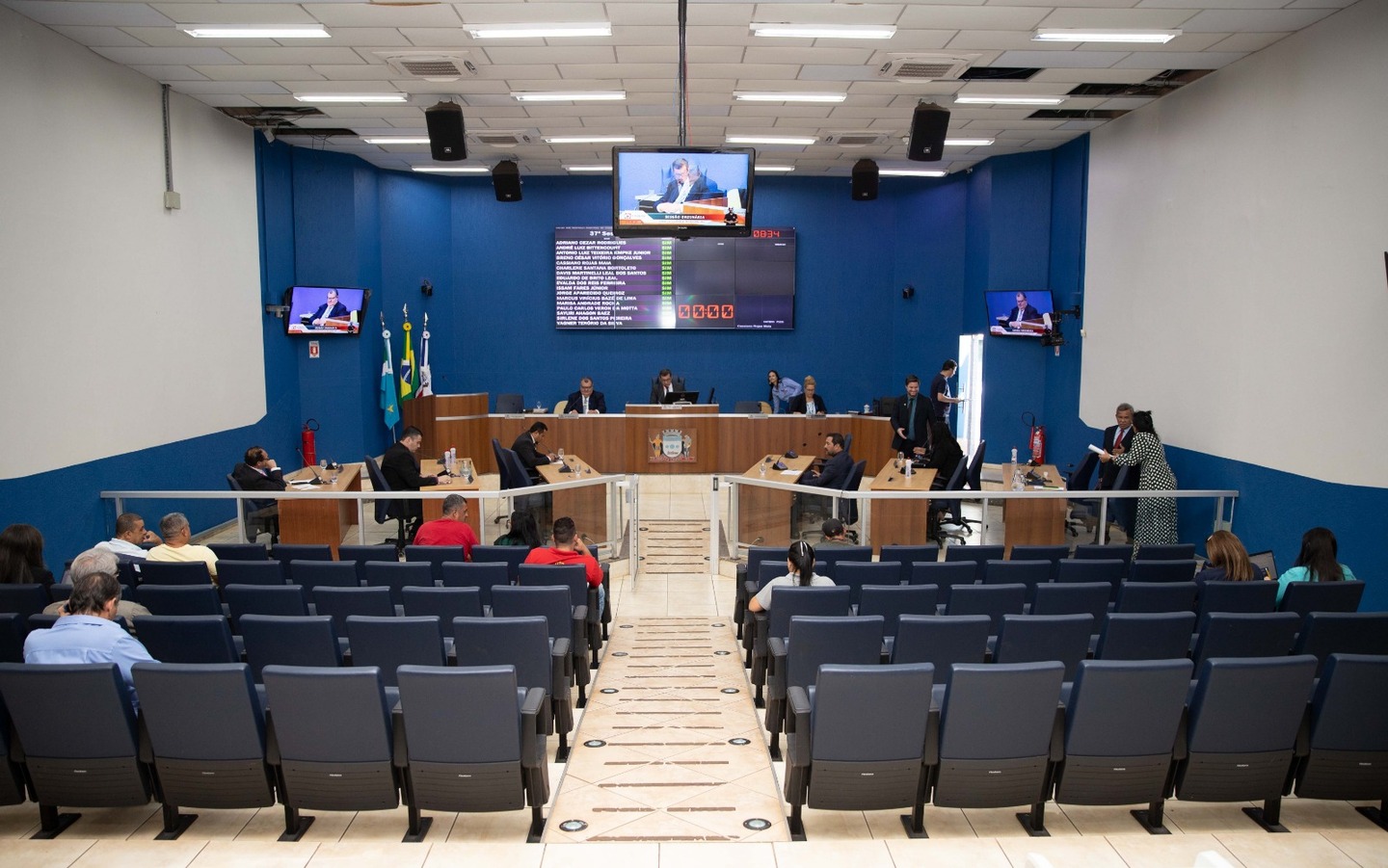 Vários vereadores usaram a tribuna para cobrar melhorias no trânsito. - Foto: Divulgação/Assessoria CMTLS