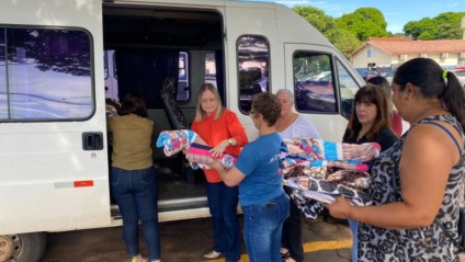 Em Campo Grande, as equipes da Assistência Social intensificam a entrega dos itens - Foto: Prefeitura de Campo Grande Em Campo Grande, as equipes da Assistência Social intensificam a entrega dos itens - Foto: Prefeitura de Campo Grande