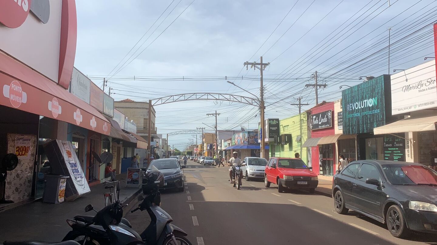 Rua Duque de Caxias em Aparecida do Taboado