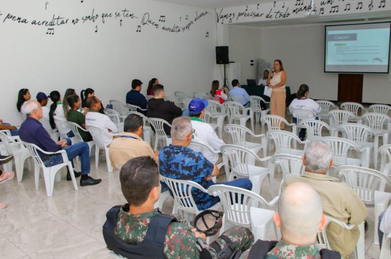 Apresentação dos dados dos indicadores do município referente à dengue no mês de julho. - Divulgação/Assessoria