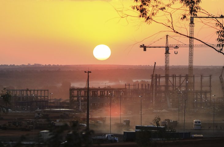 Construção da fábrica da Suzano - Foto: Reprodução/ Governo MS