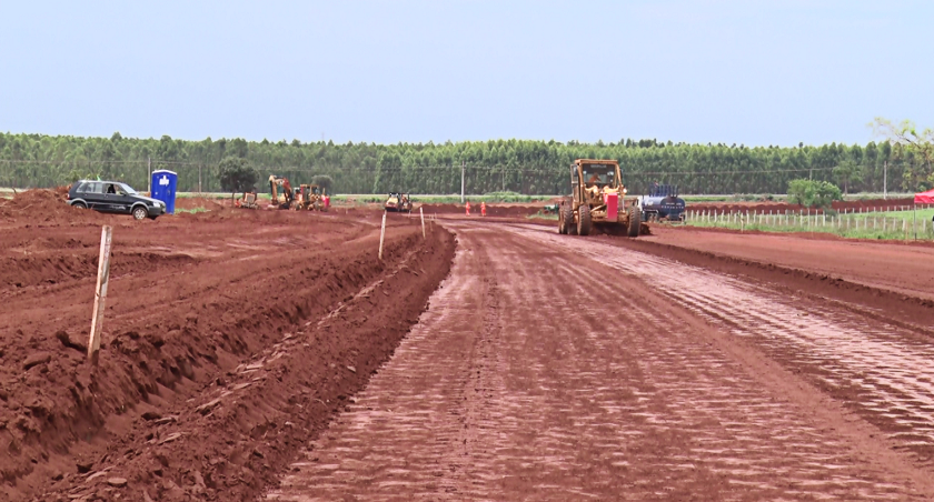 Obras iniciaram nas proximidades da Fazenda Rodeio - Reprodução/TVC