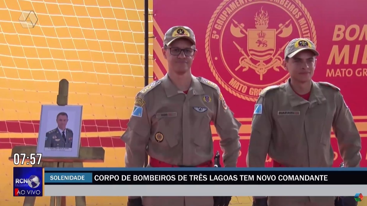 Corpo de Bombeiros de Três Lagoas tem novo comandante