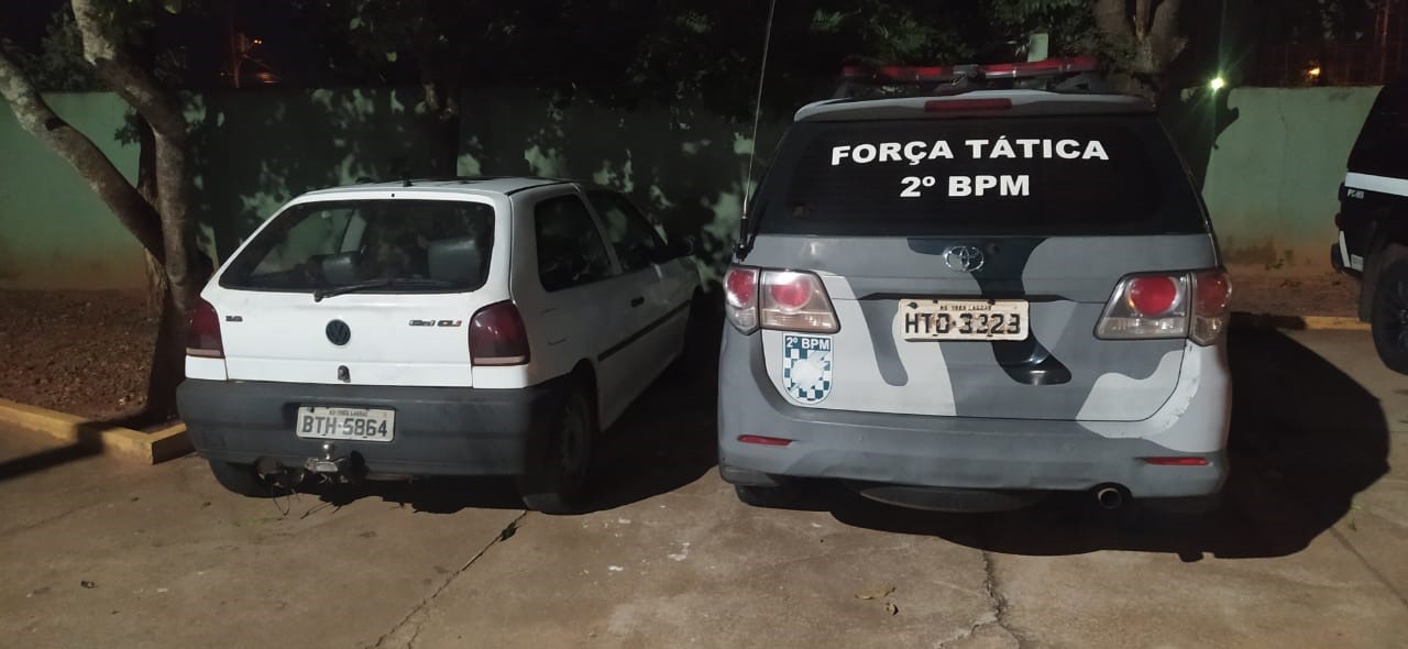 Depois de manter idoso em cárcere privado para roubar carro e objetos, trio é preso pela Força Tática - Divulgação/Polícia Militar