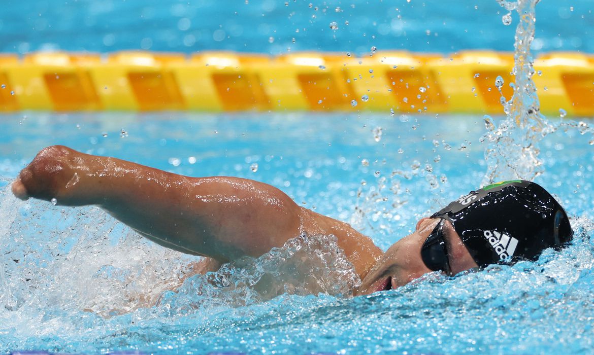 Daniel Dias leva a 25ª medalha paralímpica da carreira - Foto: MOLLY DARLINGTON