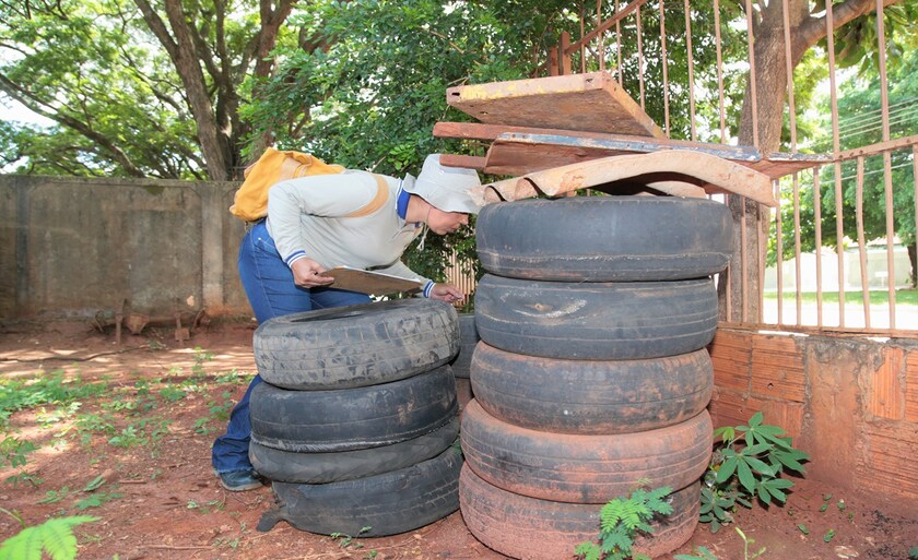 Saúde pede aos moradores que fiquem atentos aos possíveis locais de foco do Aedes Aegypti - Arquivo/JPNews