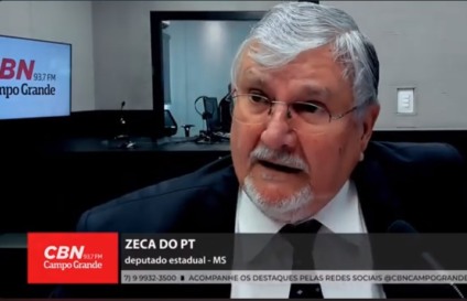 Zeca do PT vai defender apoio do partido ao nome da superintendente da Sudeco, a ex-deputada federal Rose Modesto - Foto: Reprodução