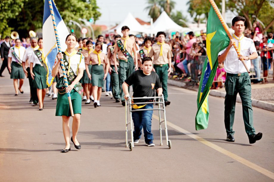 Desfile foi na Esplanada da NOB - Divulgação