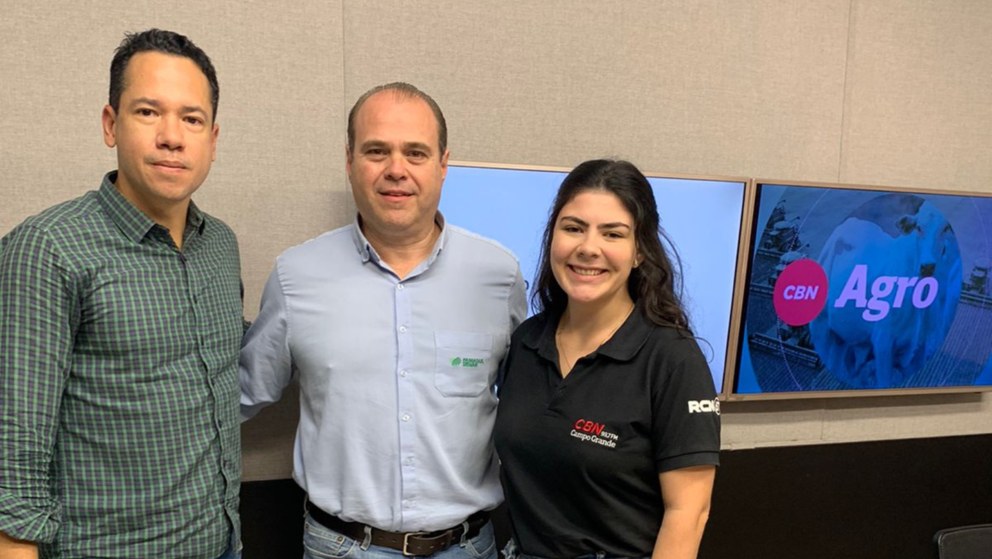 Marcelo Bertoni, presidente da Famasul, nos estúdios da CBN Campo Grande - Foto: CBN Campo Grande