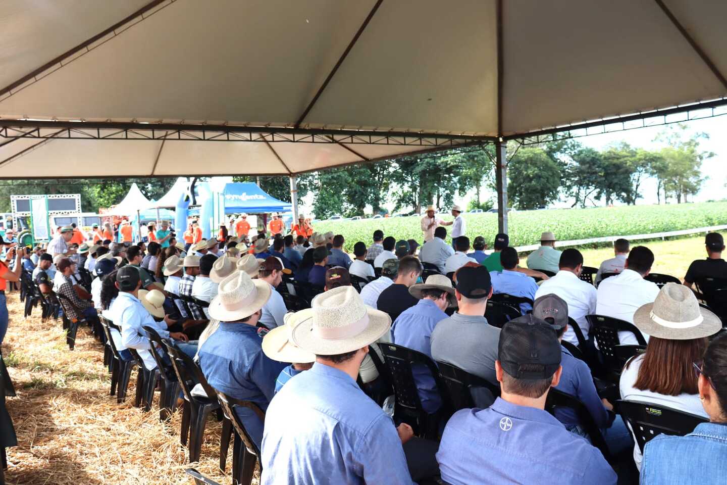 Produtores rurais durante Dia de Campo realizado pela Fundação MS - Thaise Dias/Fundação MS