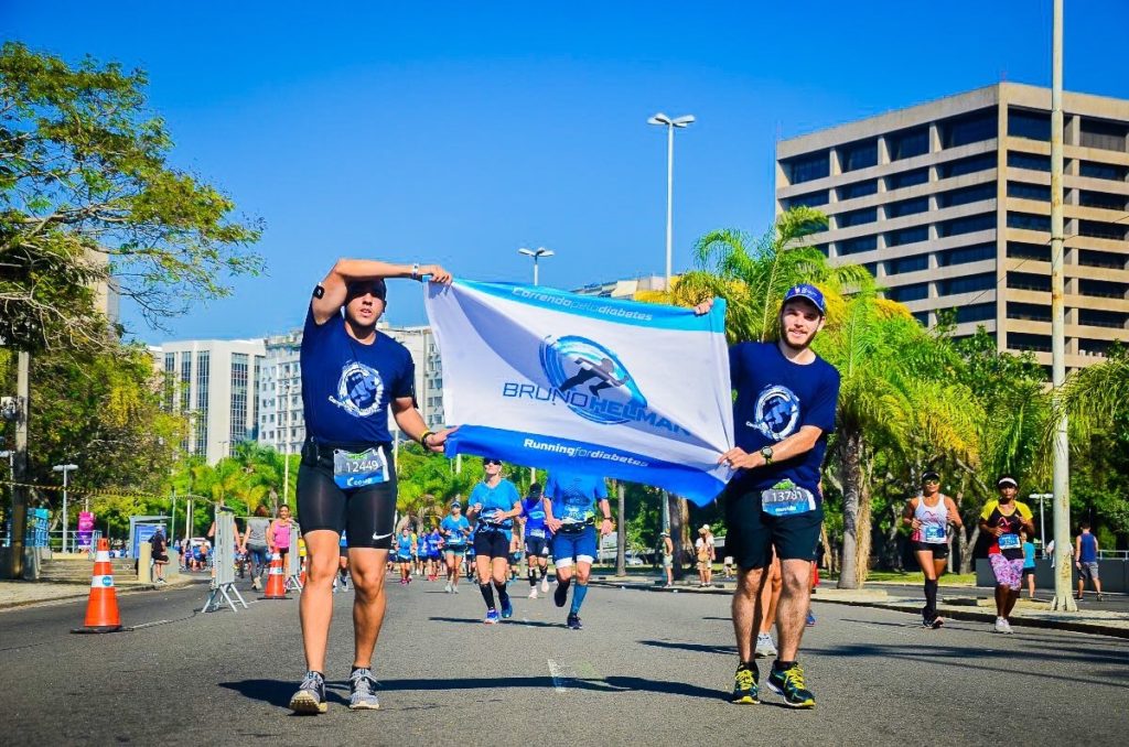 Integrantes do 'Correndo Pelo Diabetes’ na Maratona do Rio de Janeiro 2019 - Foto: Divulgação/Correndo Pelo Diabetes